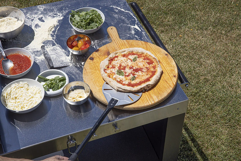 Profesionální sada nářadí na pizzu Fontana Forni (3-dílná) - základní nástroje pro přípravu dokonalé pizzy