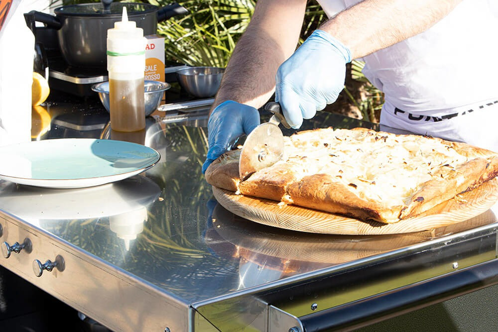 Kulatý kráječ na pizzu Fontana Forni