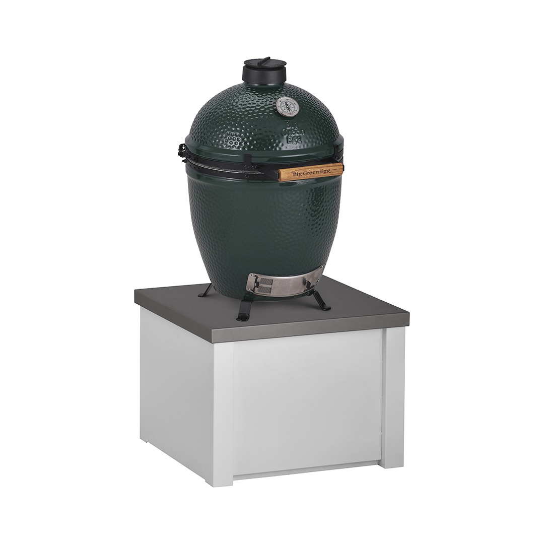 Skříňka pod keramický gril Grandpro EXCLUSIVE Kamado 1 bez zásuvky White