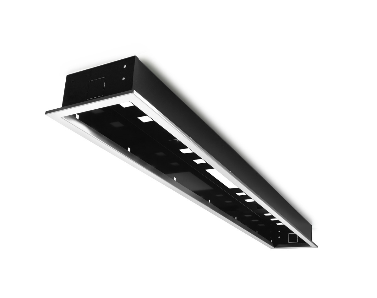 Box pro vestavnou stropní instalaci zářiče HEATSTRIP Classic Design 3200 - modul pro dokonalé splynutí tepelného zářiče se stropem