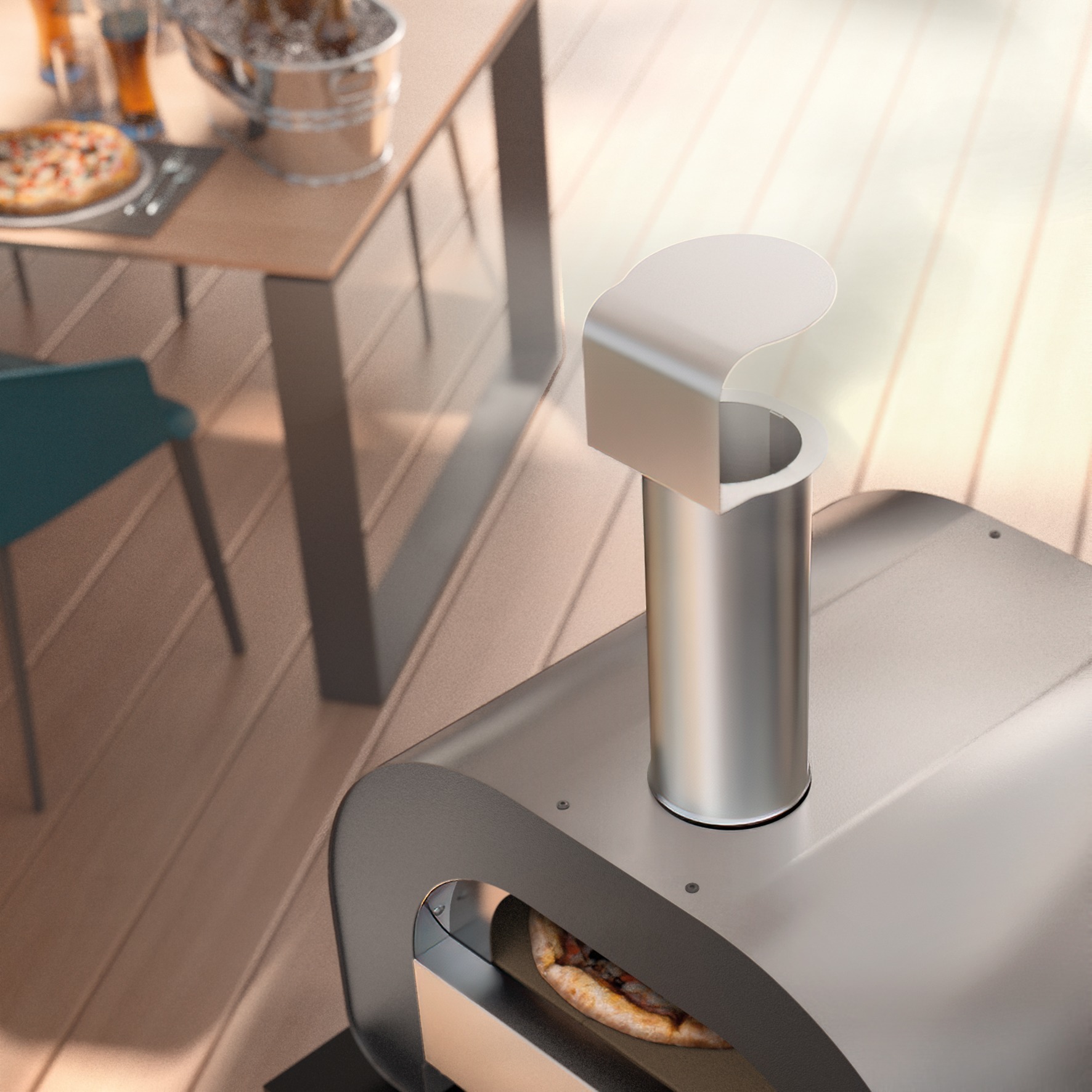 Stolní plynová pec na pizzu Fontana Forni MAESTRO 60