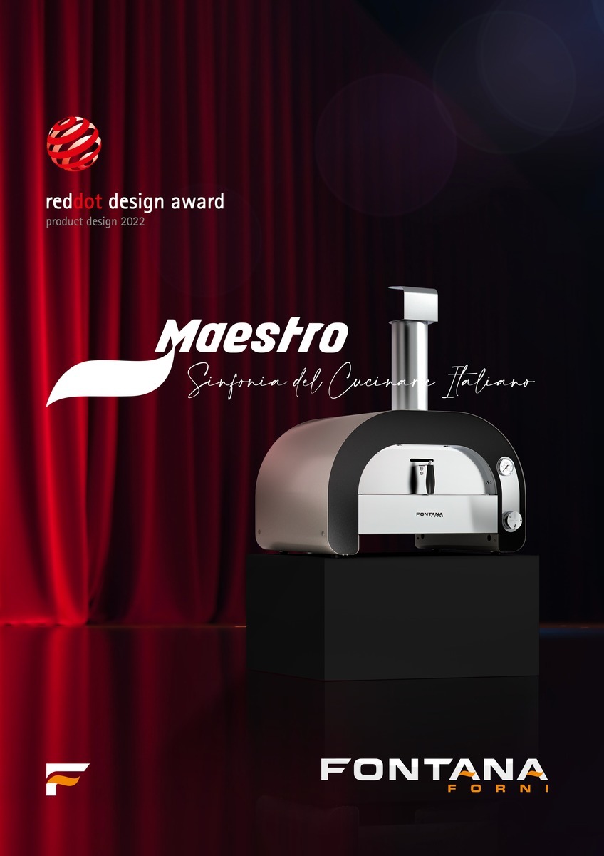 Stolní plynová pec na pizzu Fontana Forni MAESTRO 60
