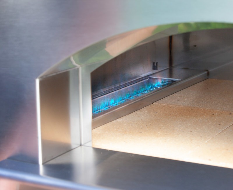 Stolní hybridní pec na pizzu Fontana Forni MANGIAFUOCCO (80x60)