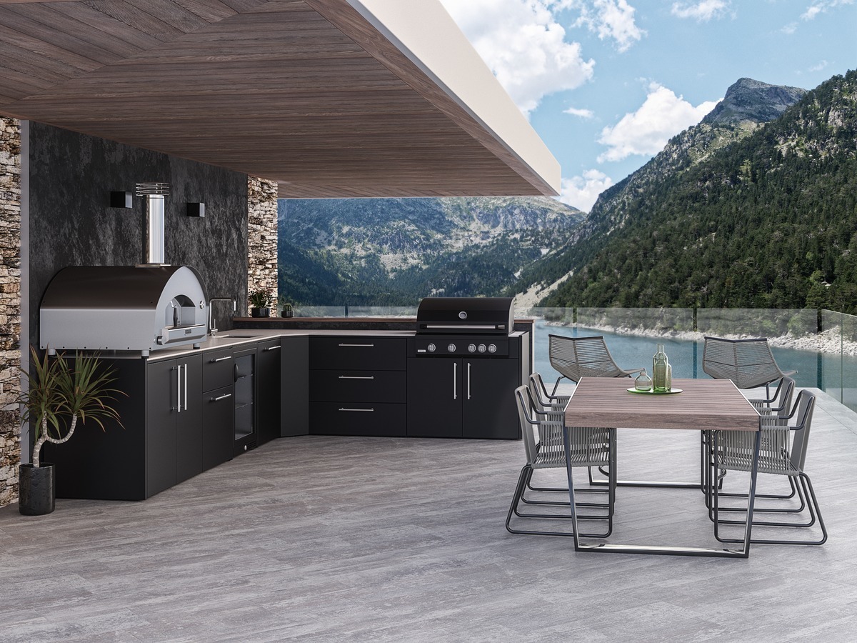 Venkovní rohová kuchyně Fontana ELYSIA ANGOLARE