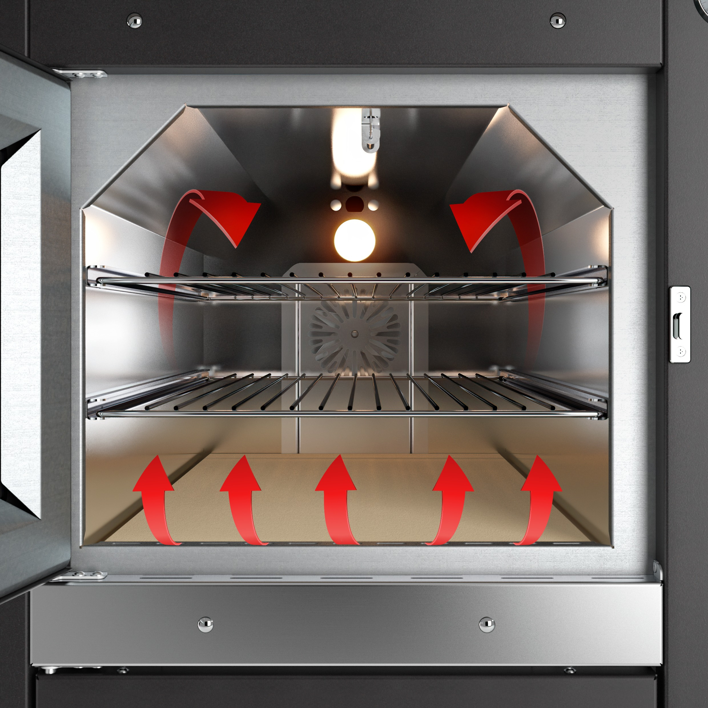 Vestavná trouba Fontana Forni PEOPLE INCASSO 57