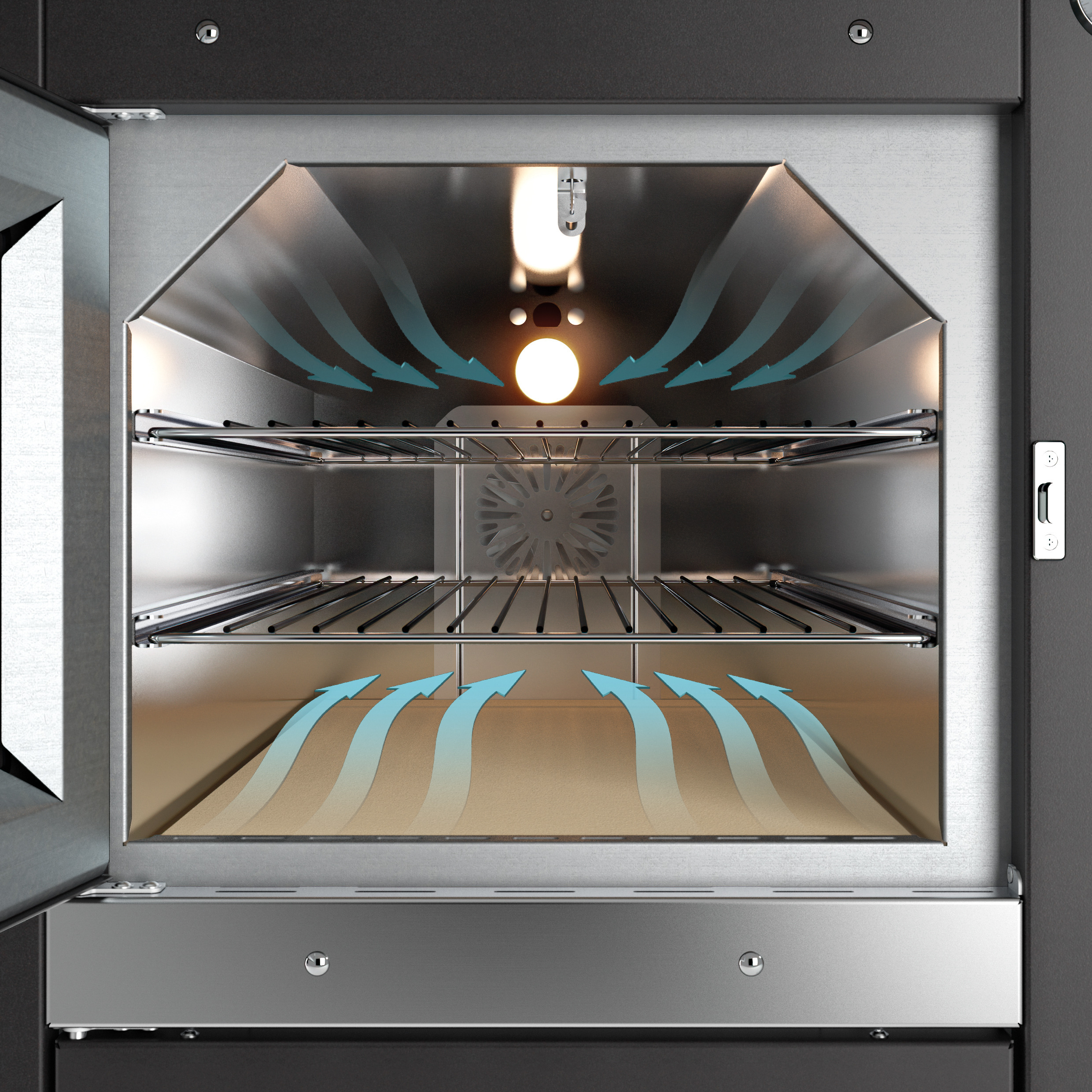 Samostatně stojící trouba na dřevo Fontana Forni PEOPLE 57