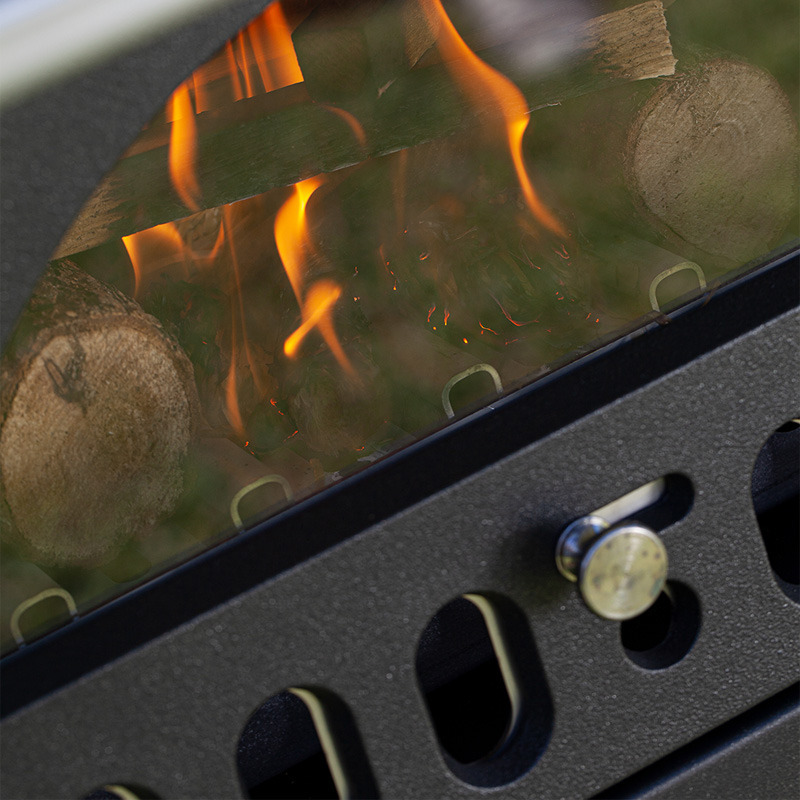 Samostatně stojící trouba na dřevo Fontana Forni GUSTO 100x65