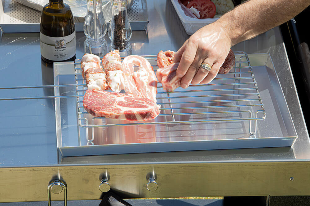 Sada pro grilování pro pizzapece Fontana na dřevo BARBECUE GRILL SET