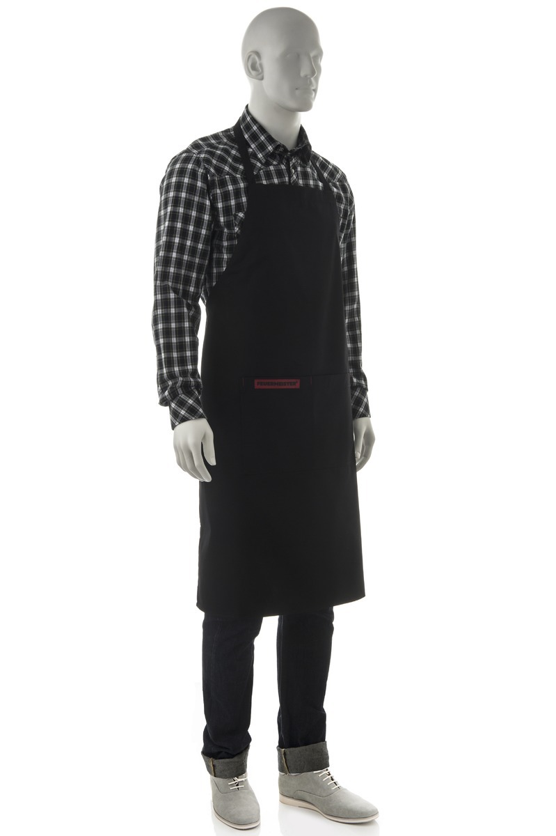 Textilní grilovací zástěra BBQ Premium černá