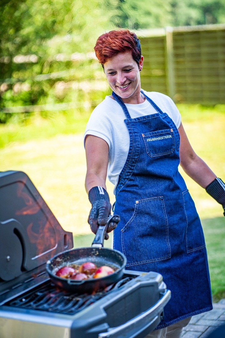 Kuchyňská zástěra Premium denim