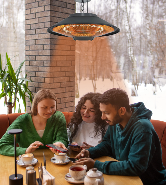 Elcon HFR-2000 stropní infračervený zářič 2000W | IP65 lustr