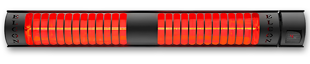 ELCON RCH-3000 – Elektrický infračervený zářič 3000W, IP67, nástěnná/stropní montáž