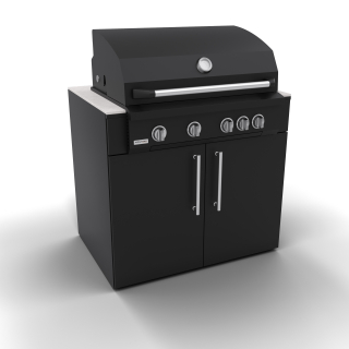Modulární kuchyňská skříňka Fontana ELYSIA 100 BBQ LUMEN 5 + včetně grilu