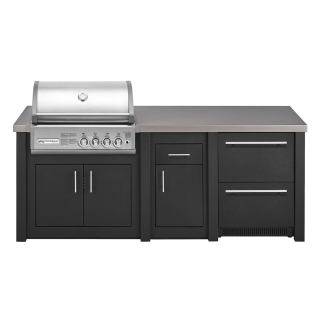 Luxusní venkovní kuchyně Grandpro EXCLUSIVE Crossray 2 Graphite