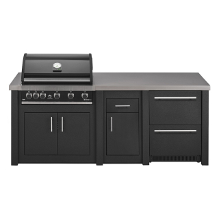 Luxusní venkovní kuchyně Grandpro EXCLUSIVE Maxim 2 Graphite