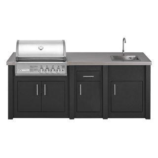 Luxusní venkovní kuchyně Grandpro EXCLUSIVE Crossray 1 Graphite