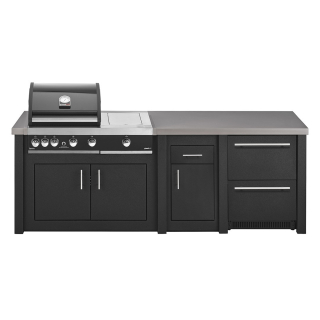 Luxusní venkovní kuchyně Grandpro EXCLUSIVE Premium Plus 2 Graphite