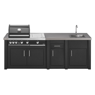 Luxusní venkovní kuchyně Grandpro EXCLUSIVE Premium Plus 1 Graphite