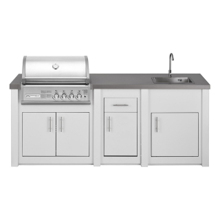 Luxusní venkovní kuchyně Grandpro EXCLUSIVE Crossray 1 White