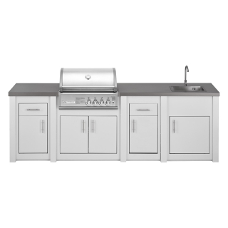 Luxusní venkovní kuchyně Grandpro EXCLUSIVE Crossray 1 XL White