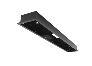 Box pro vestavnou stropní instalaci zářiče HEATSTRIP Design 2400 THD - celočerný modul pro dokonalé splynutí tepelného zářiče se stropem