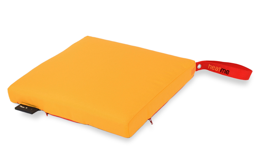 heatme podsedák vyhřívaný žlutá barva