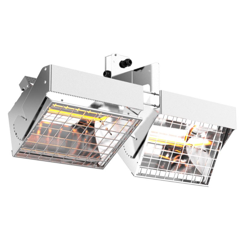 infrazářič MO-EL Hathor Deep 892L, infrazářič 4000W, lineární infrazářič do haly, infrazářič na sportovní kurt, modulární infrazářič IR-A, průmyslový infrazářič odolný vodě