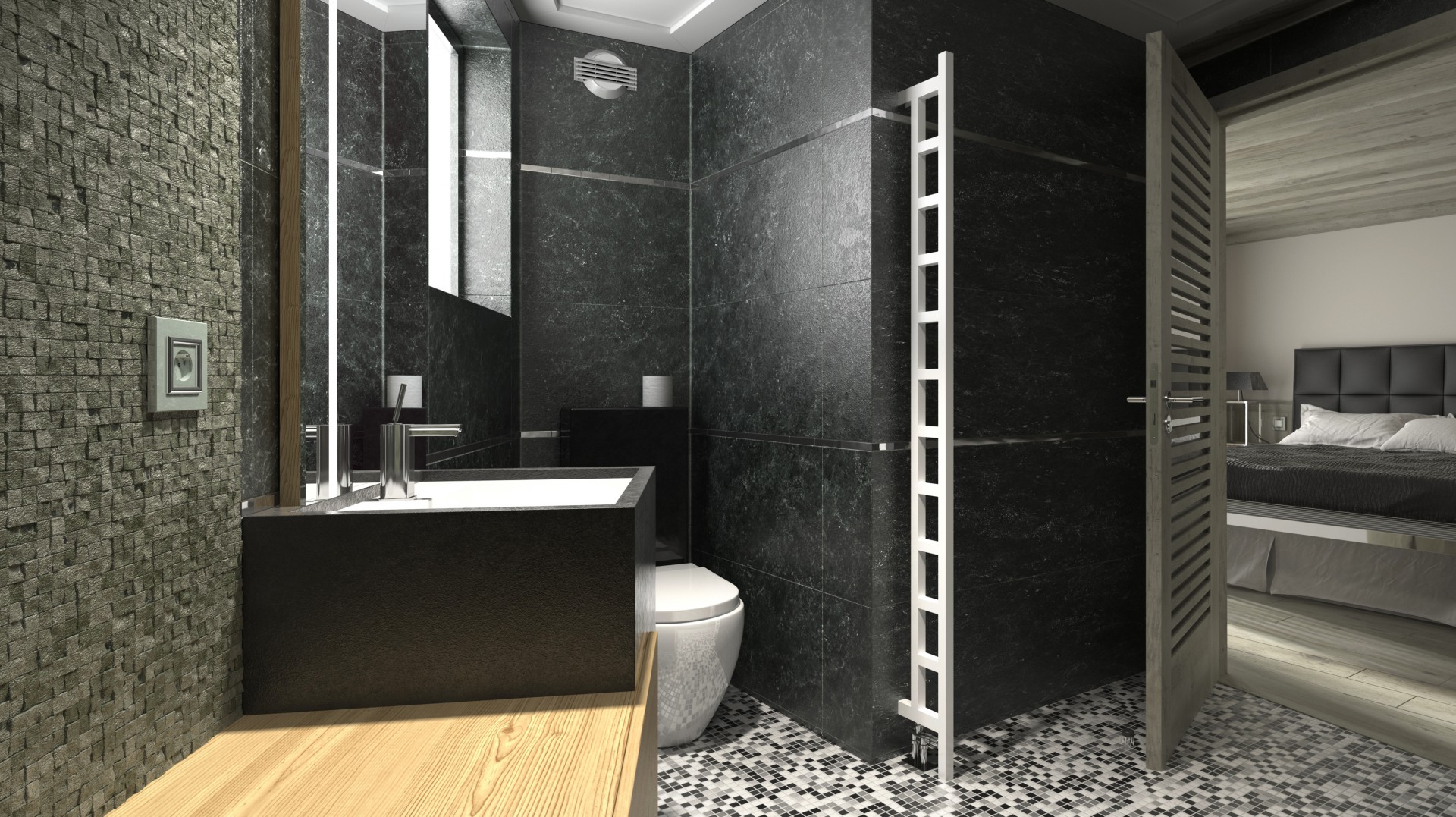 designový sušák ručníků elektrický