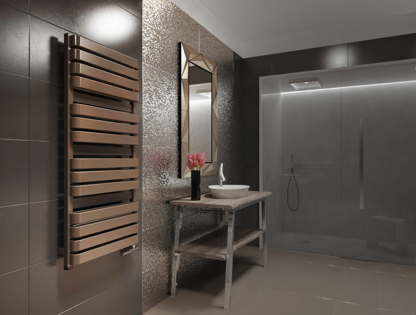 sušák ručníků design elektrický