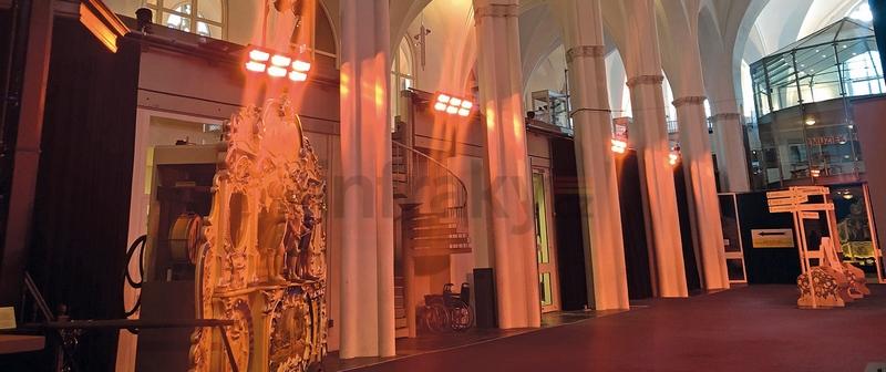 vytápění kostelů infrazářiči Tansun apollo