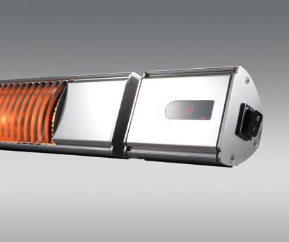 infrazářič tansun havana 2400W pohled z boku