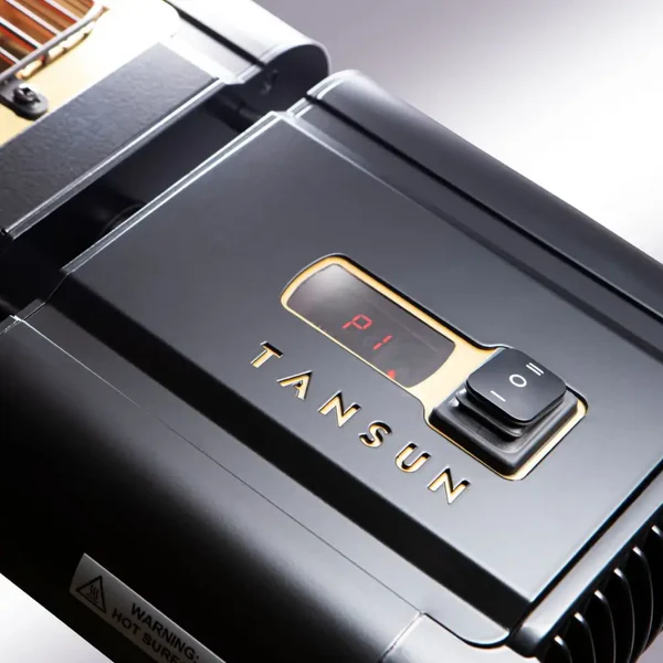 olvádání infrazářiče tansun systémem SOMFY