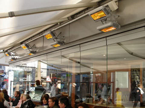 tansun sorrento reference vytápění restaurace, pergoly, předzahrádky infrazářiče