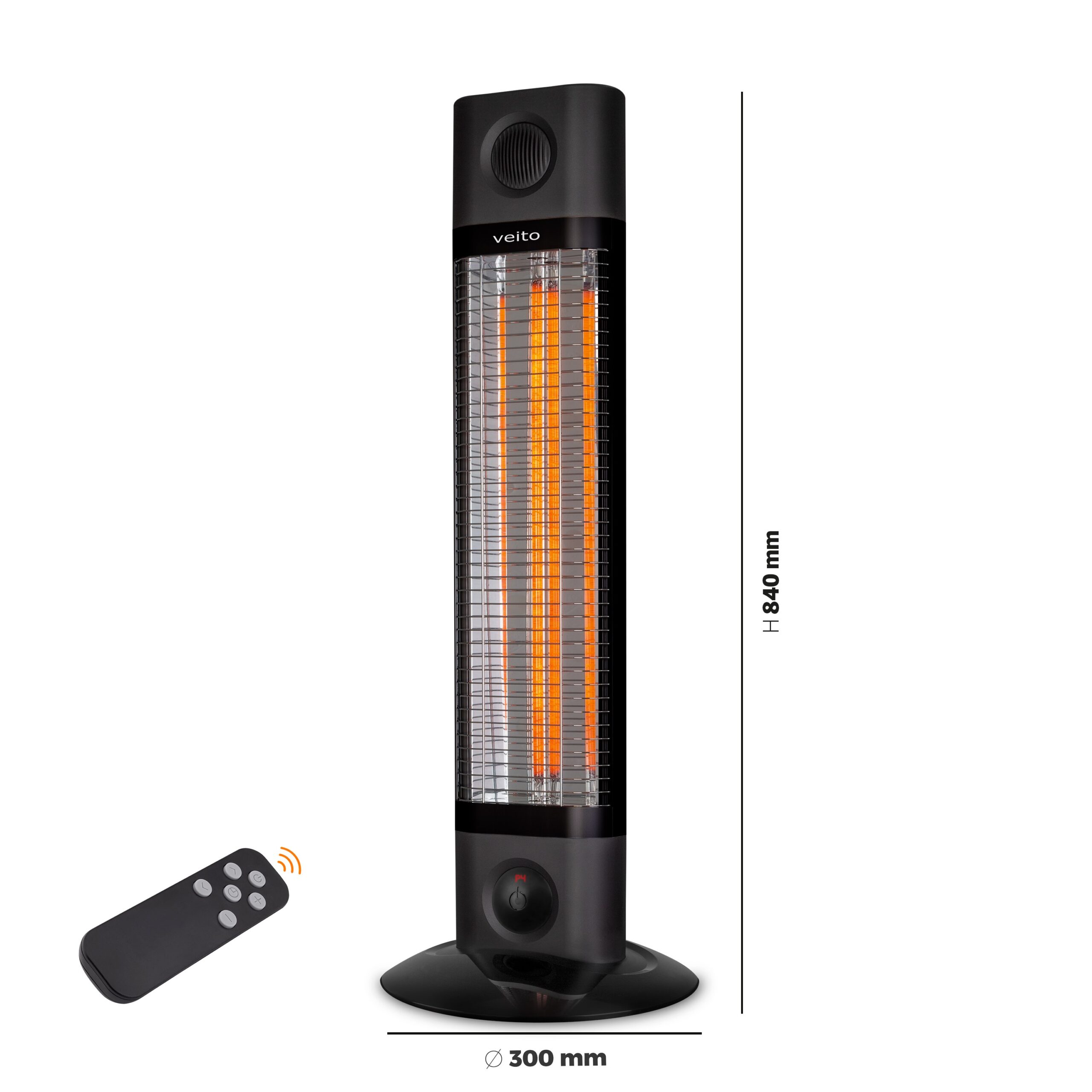 Veito 1800RT larbonový přenosný infrazářič