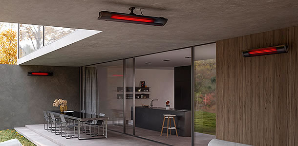 umístění infrazářičů heatscope